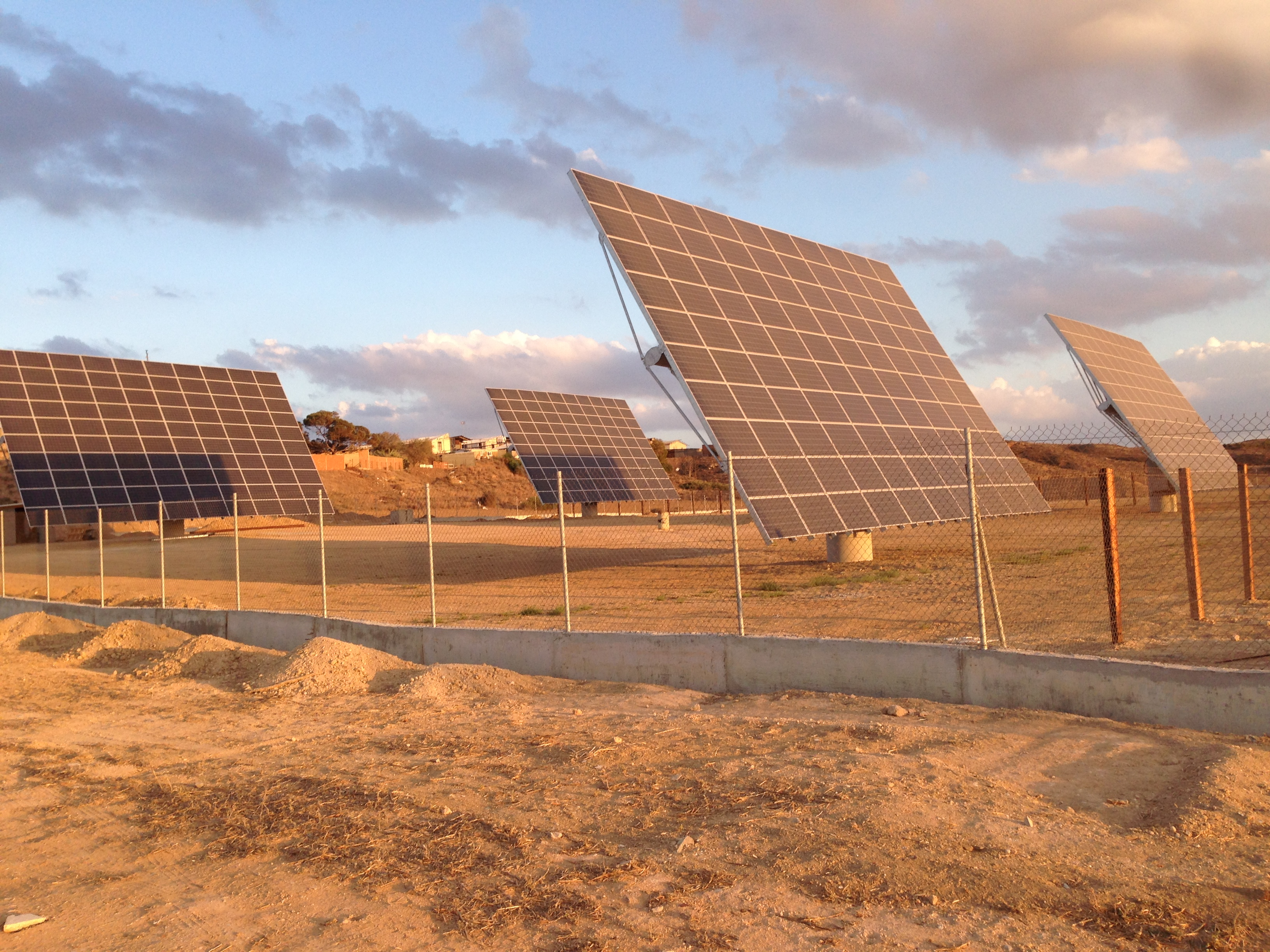Mechatron Trackers solar installation